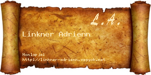 Linkner Adrienn névjegykártya